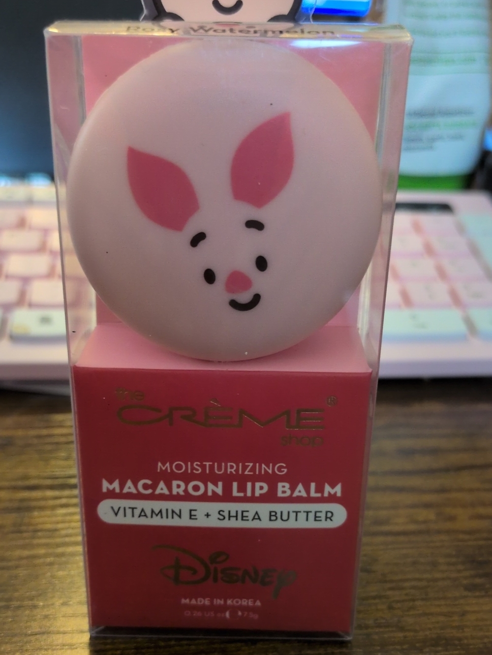 The Creme Shop x Disney Watermelon Macaron Lip Balm - Pink